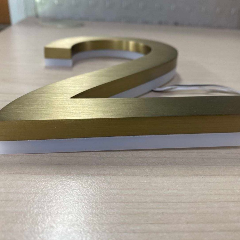 Tst Timely Delivery Glowing UV-Resistant Eye-Catching Sign for Sophisticated Retail Ambiance