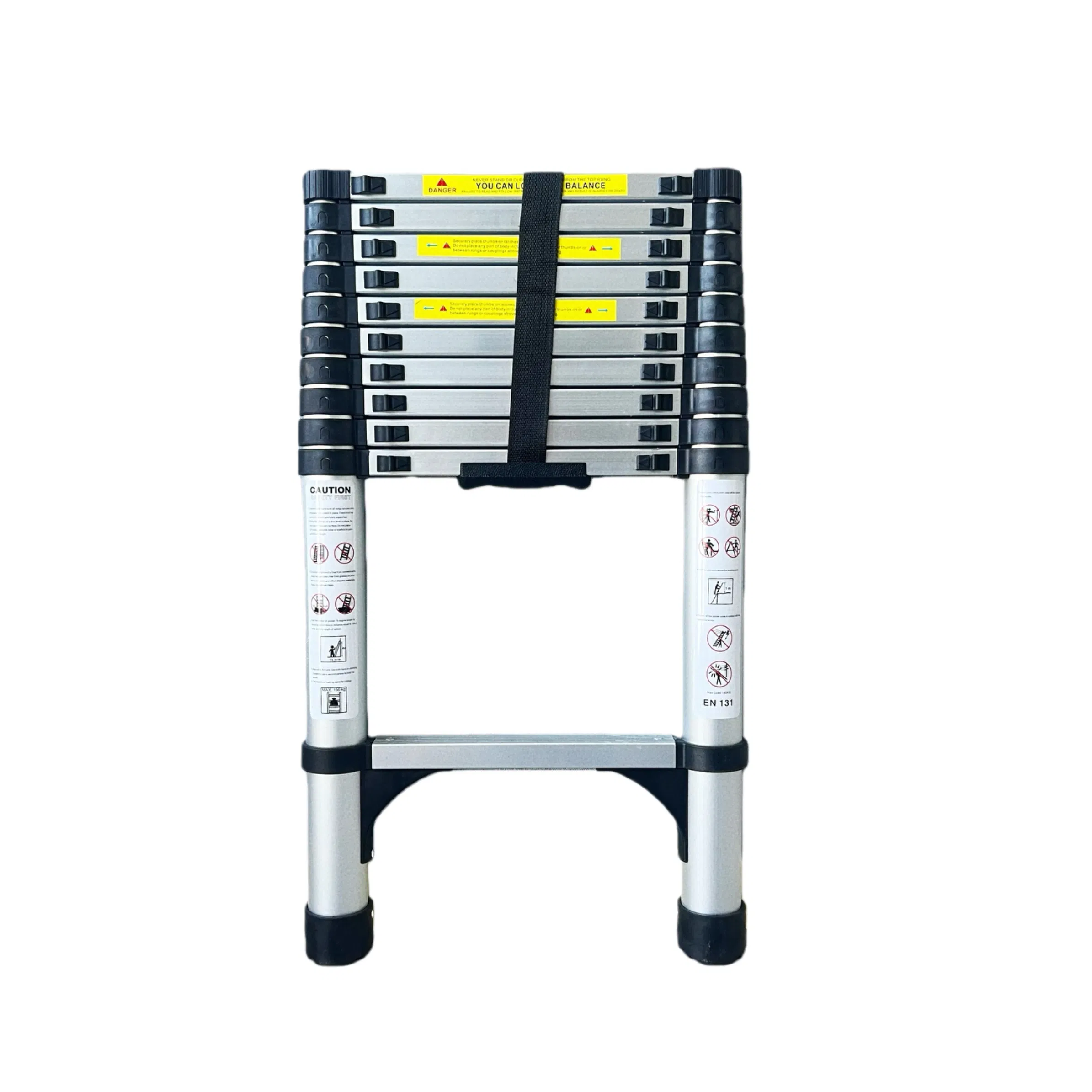 Lightweight Aluminum Telescopic Foldable Adjustable Multi-Position Ladder with High Load Capacity