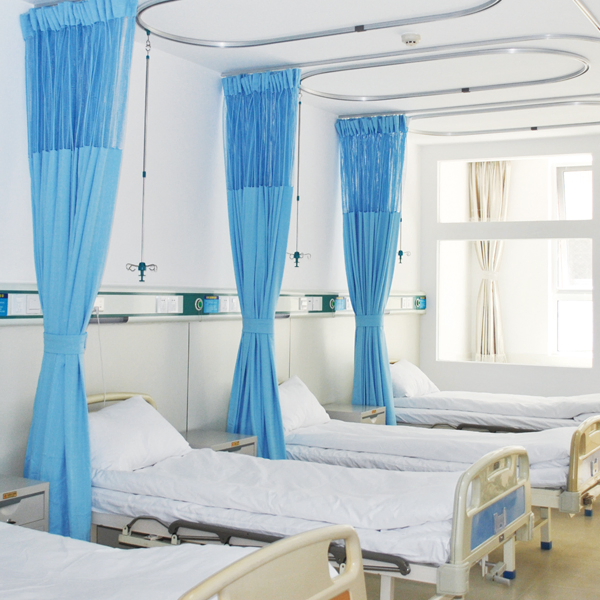 Hospital Privacy Hospital Track Curtain System Curved Hospital Curtain Track Hospital Ceiling Curtain Track
