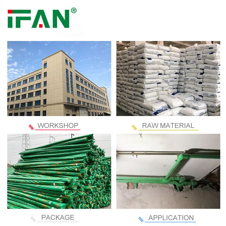 Ifan NBR 15884 Brass Insert PPR Plumbing Fittings 20-125mm PPR Pipe Fittings