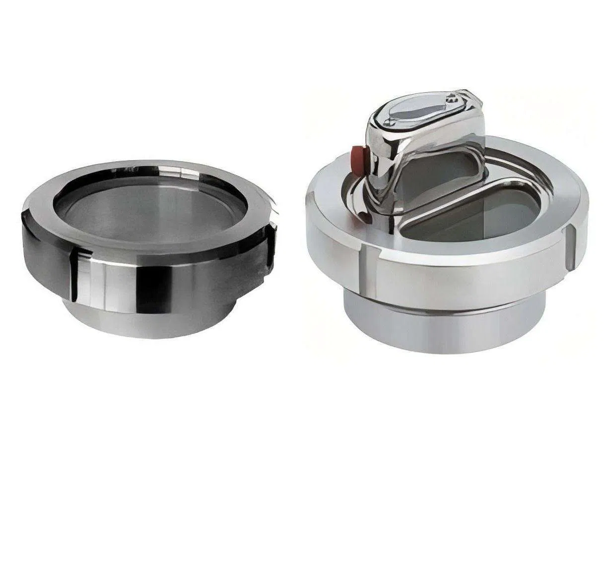 Food Grade Circular Union Sight Glass Fitting with Light