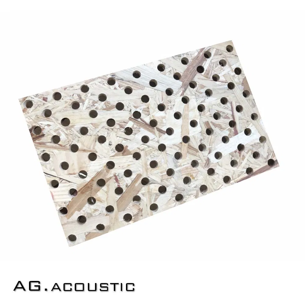 AG. Acoustic Interior Acoustical Design Wooden Perforated Sound Absorption Ceiling Tile