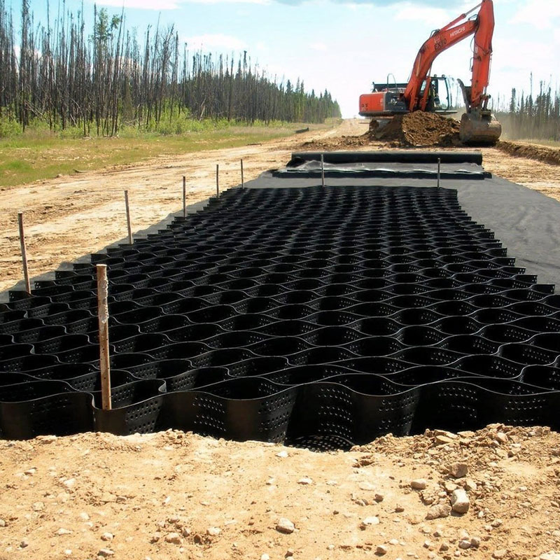 Hx Brand High Quality HDPE Geocell Structure for Road Construction and Slope Protection