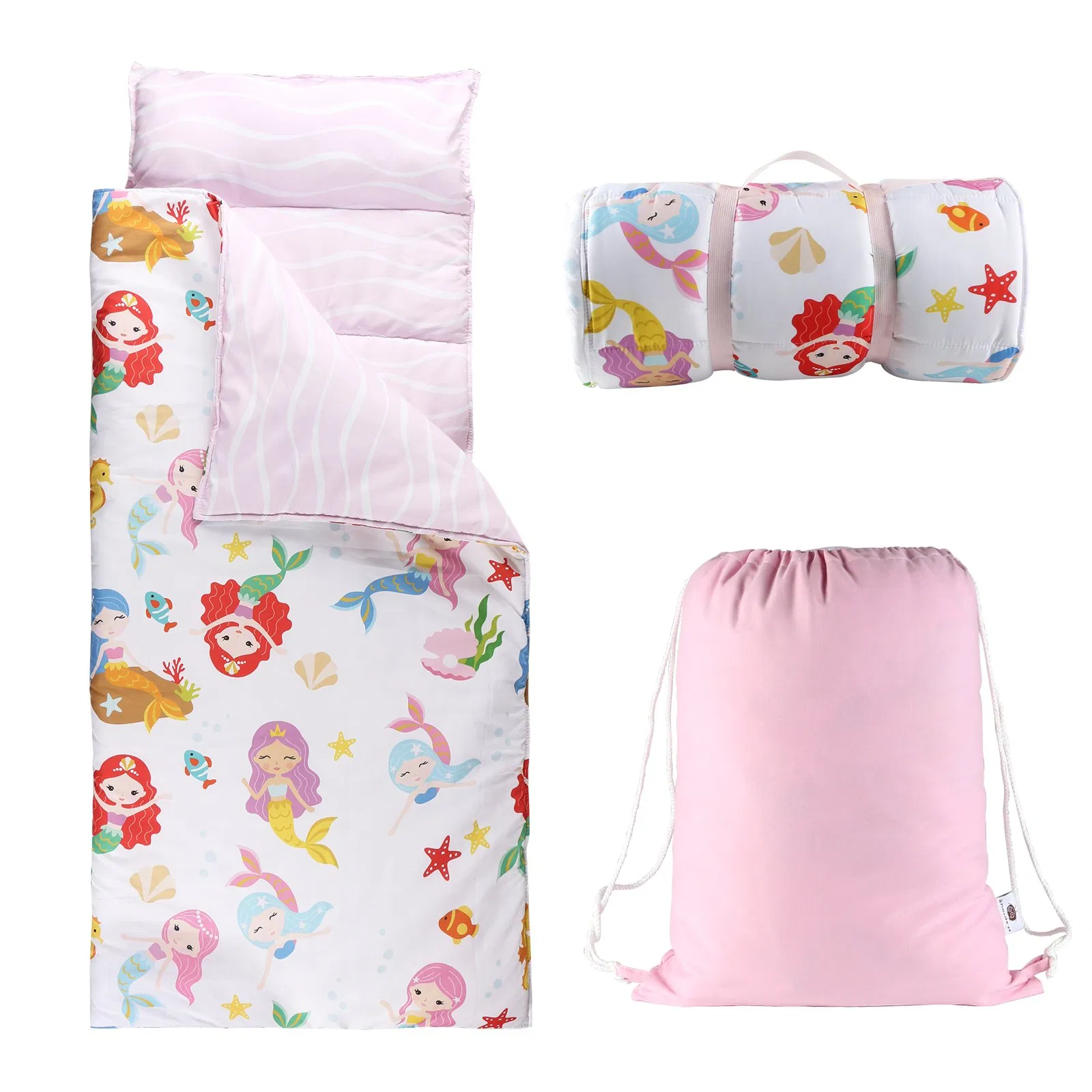 Kids Baby Bedding Sleeping Mat Girl Toddler Nap Mat Portable Sleeping Bag