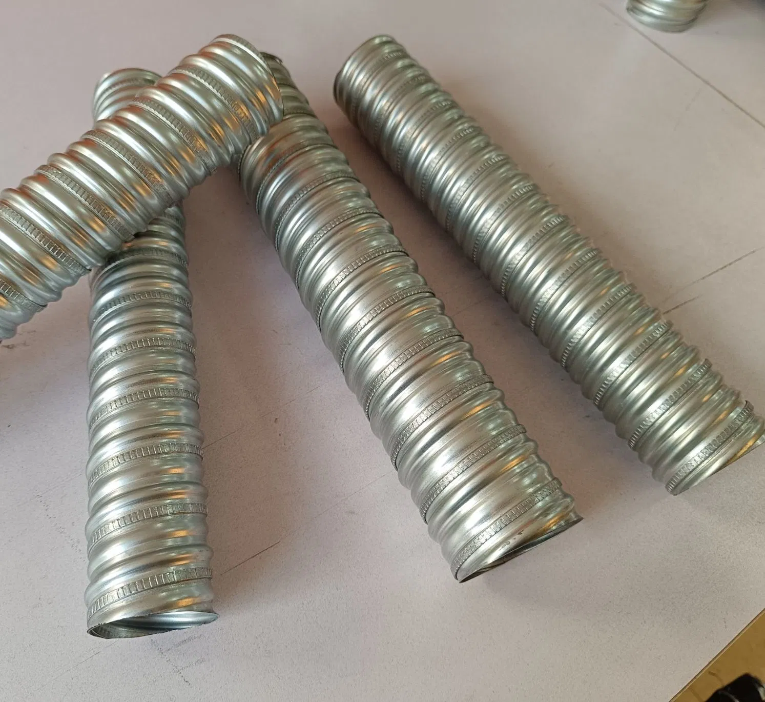 130mm Post Tension Prestressed Galvanized Steel Corrugated Duct Double Wall Corrugated Pipe