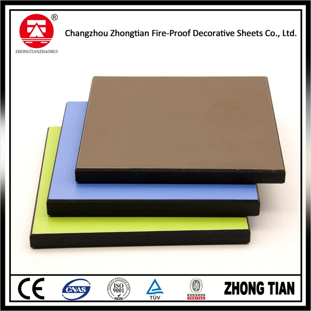 Modern Fireproof 12mm HPL Compact Laminate Board for Office