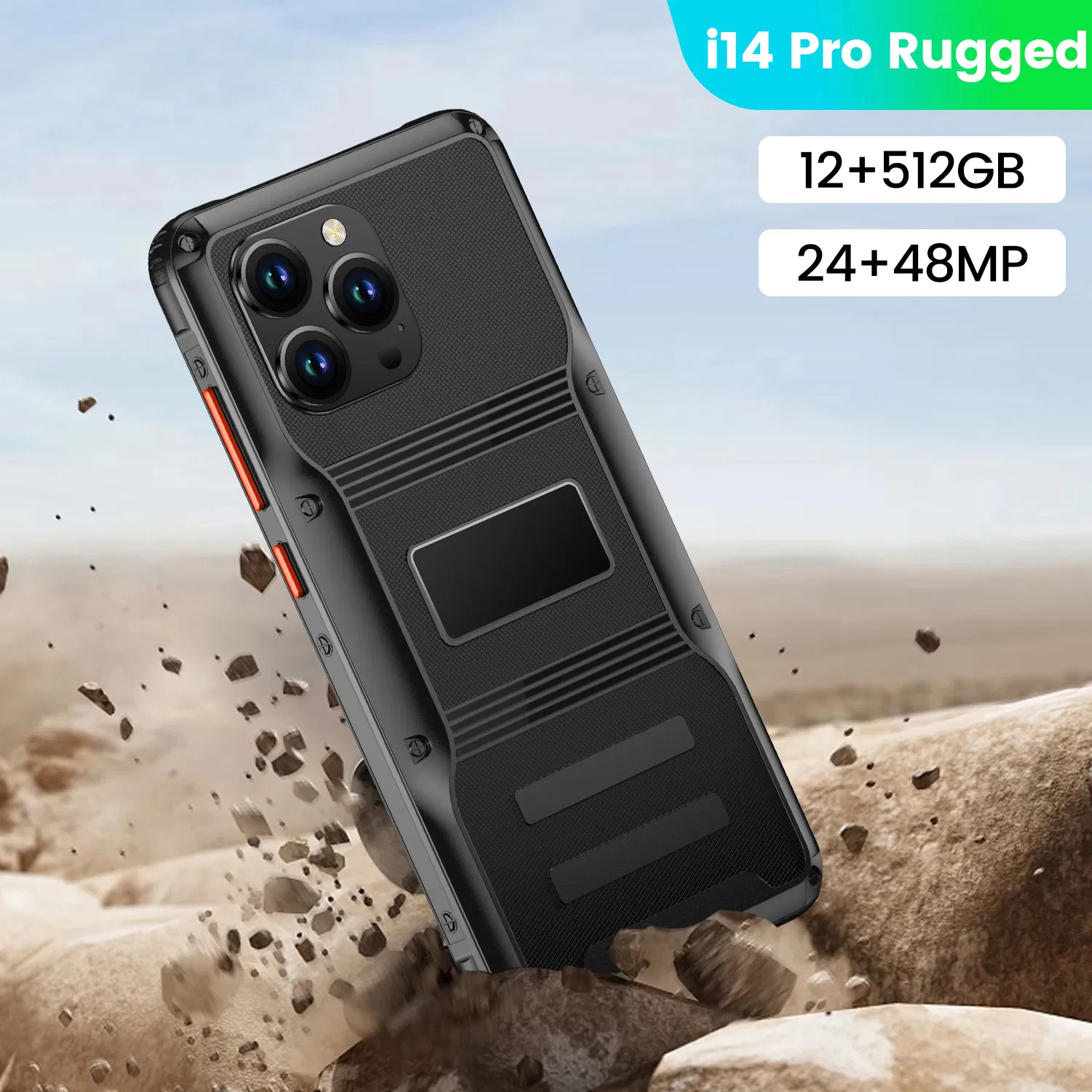 Viqee Phones Brand New Hot Sale Android Smart Phone Model I14PRO Rugged 1GB+8GB Cell Phone, OEM/ODM, Ready in Stock.
