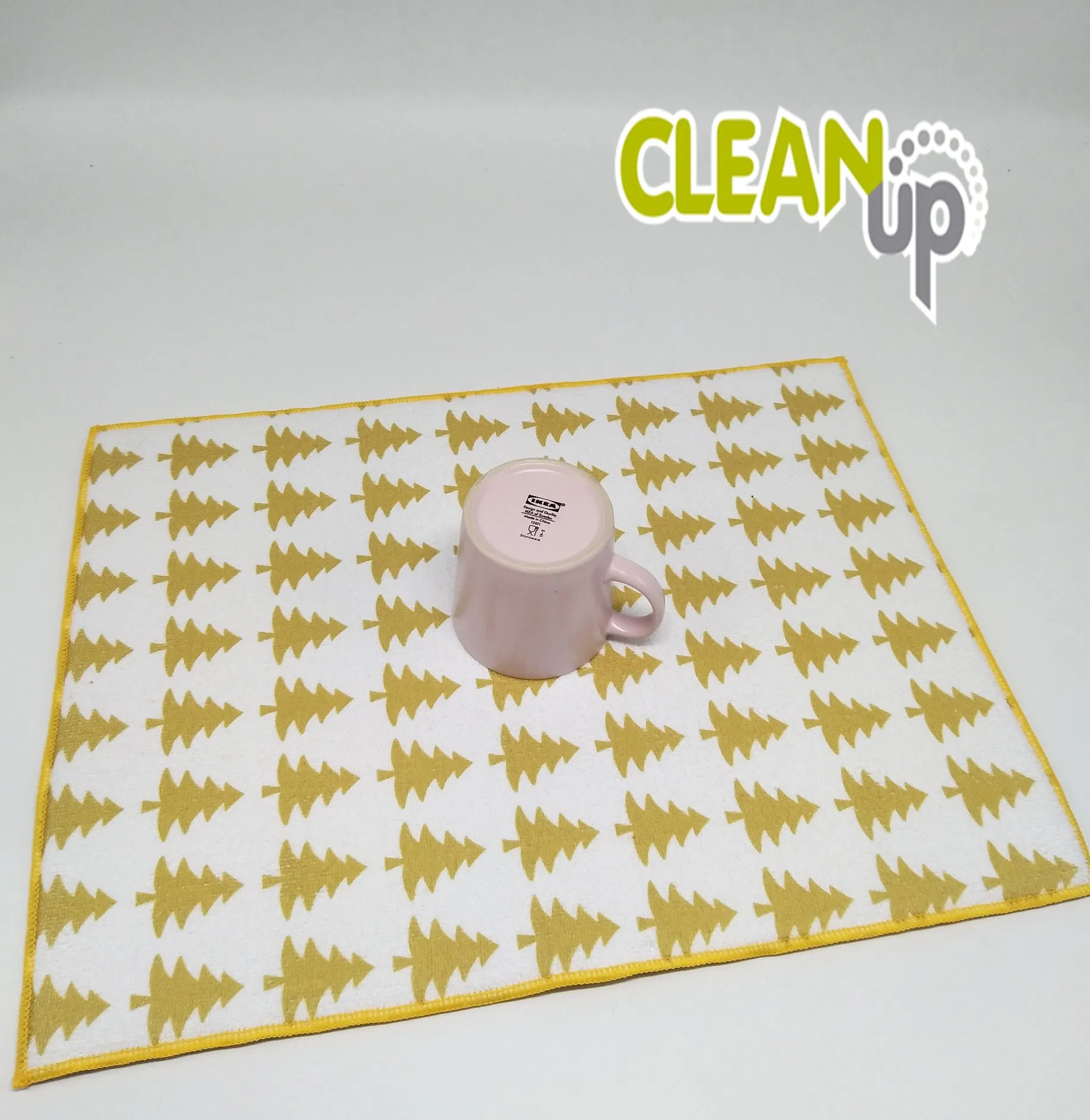 Household Kitchen Use Microfiber Dish Drying Mat / Cup Mat Dish Drainer Kitchen Counter Large Size Dish Drying Pad for Countertops