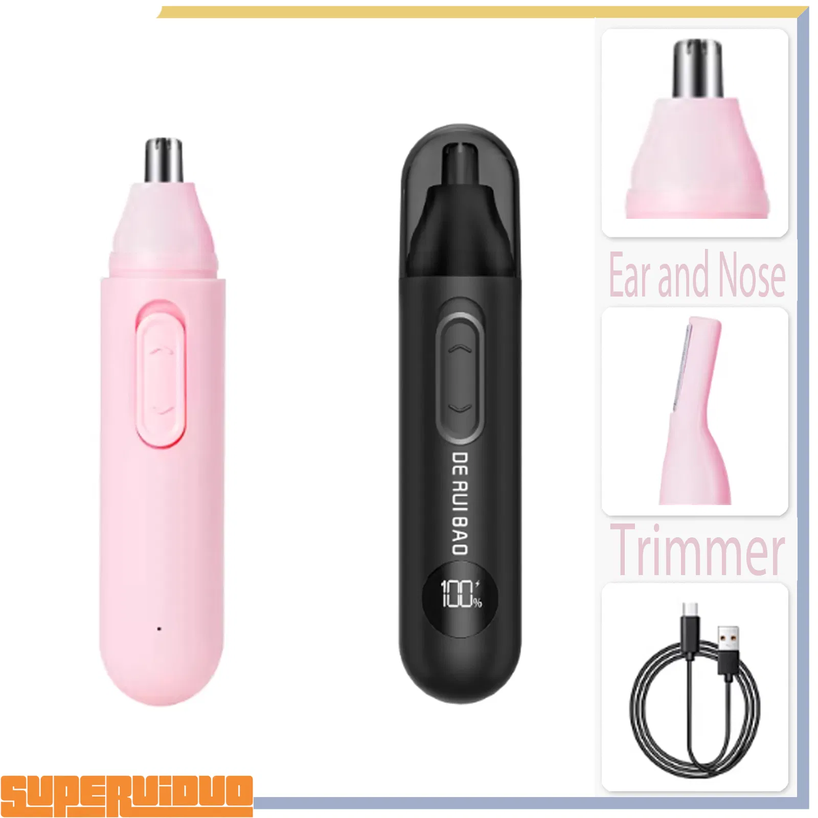 Advanced Micro-Cutter Head Technology Nose Hair Trimmer