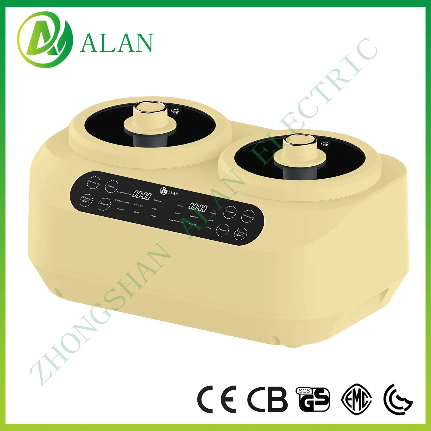 CE CB EMC RoHS Reach Gcc Certificate 1.6L Portable Mini Hotpot Multi-Function Cooker