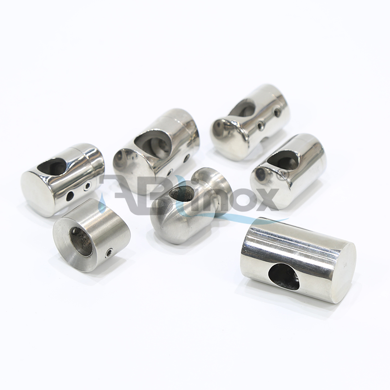 Precision Custom Stainless Steel Handrail Support Stair Railing Parts Hotel/Hospital/Villa Handrail Bracket for Fixing Rail Pipe