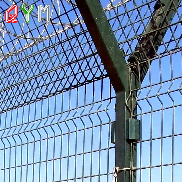 3D Curved Airport Wire Mesh Fence Supplier Prison Security Fence Prices