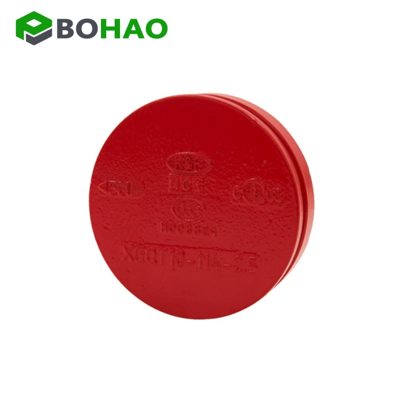 Factory Direct Sales Grooved Pipe Fittings Ductile Iron 1-1/4'' Cap