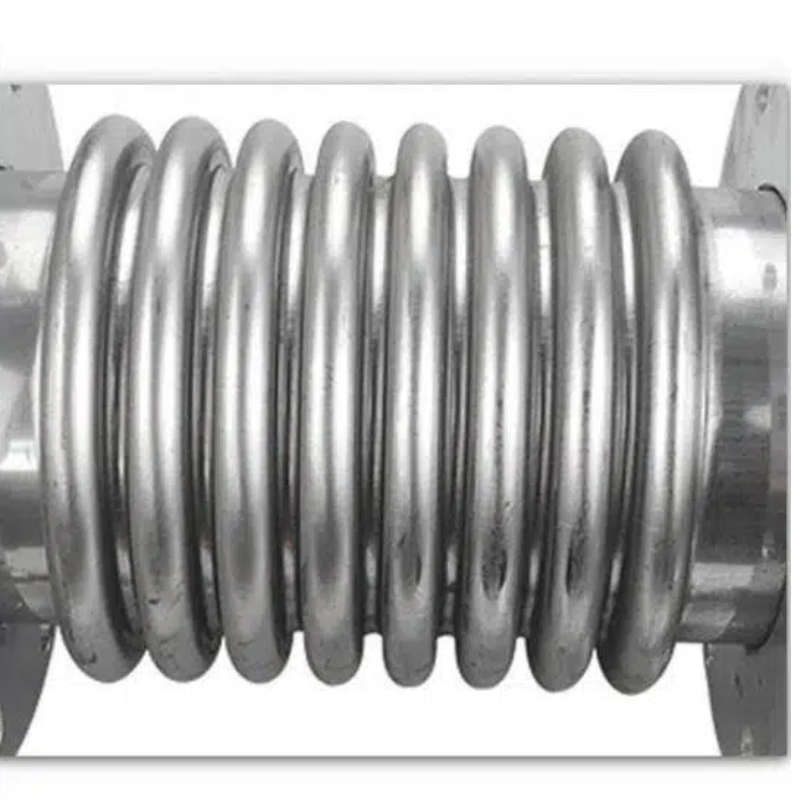 Stainless Steel Bellows Compensator with PTFE Lining, Flanged Metal Expansion Joint