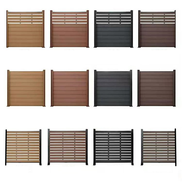 Waterproof and Weather-Resistant Custom Color Second Generation Co-Extruded WPC Fencing