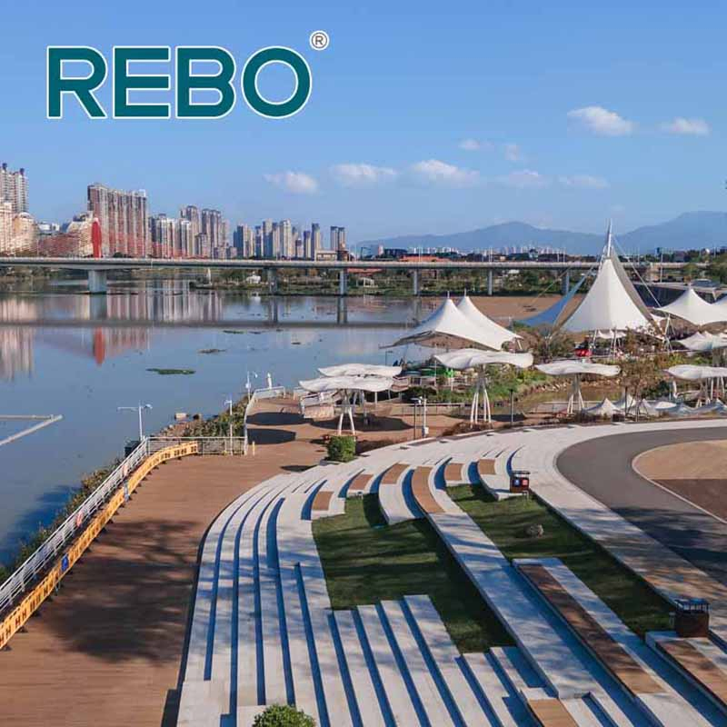 Бамбуковое напольное покрытие для улицы, противоскользящее