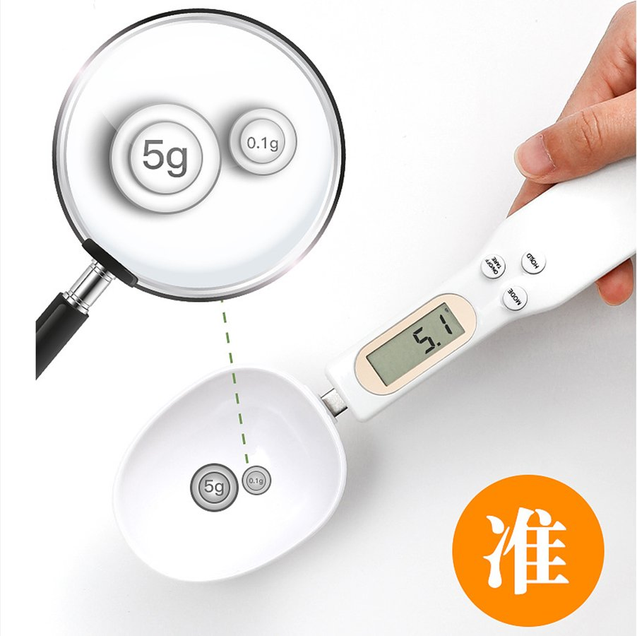 Mini Electronic Scales Household Kitchen Scales Small Electronic Weighing Food Portable Spoon Scale