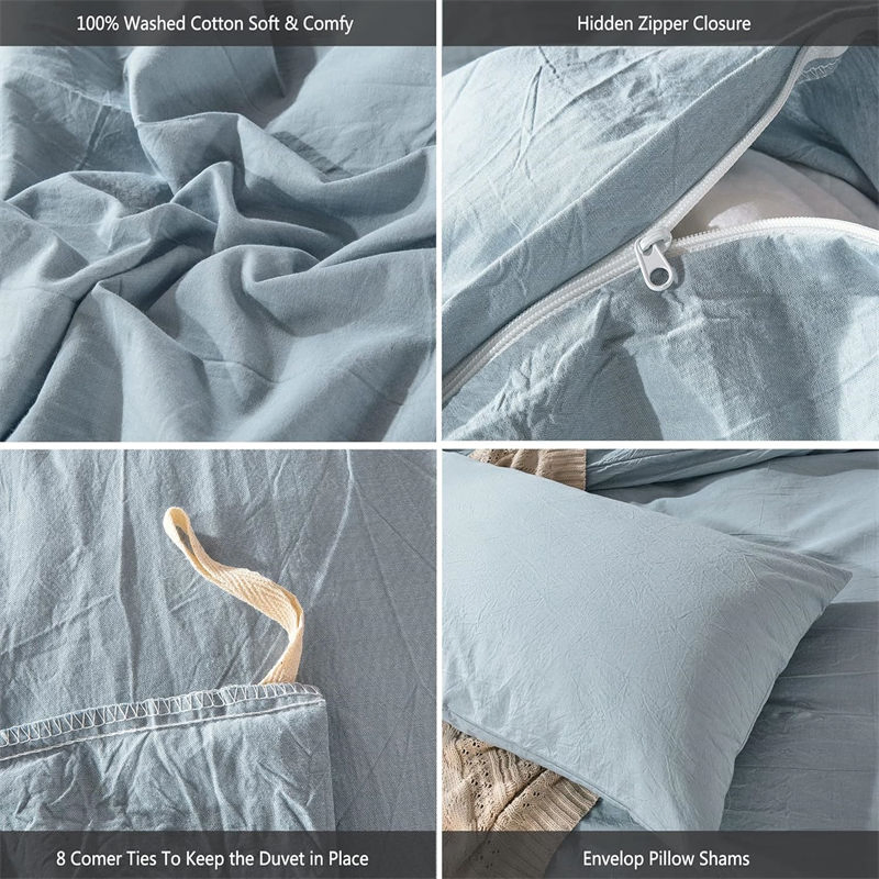 Affordable Prices Hidden Zipper Closure Envelop Pillow Shams Prison Dorm Bedding Survival First Aid Soft Warm Comfy Breathable Duvet Cover Set