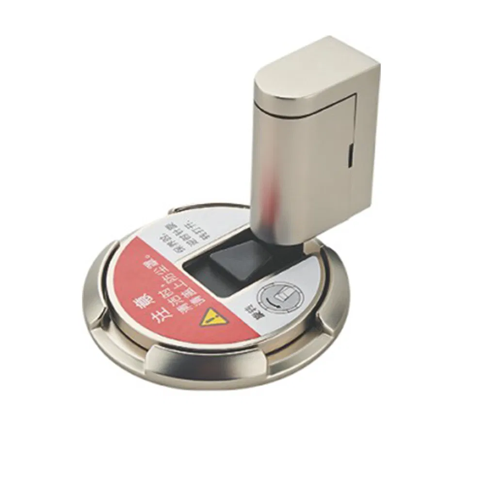 Round Ultra-Thin Invisible Floor Mounted Door Stop Wall Protector Magnetic Door Stopper