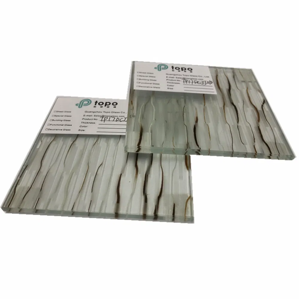 Guangzhou Laminated Glass Wire Mesh Glass with Best Price (PLW-TP)