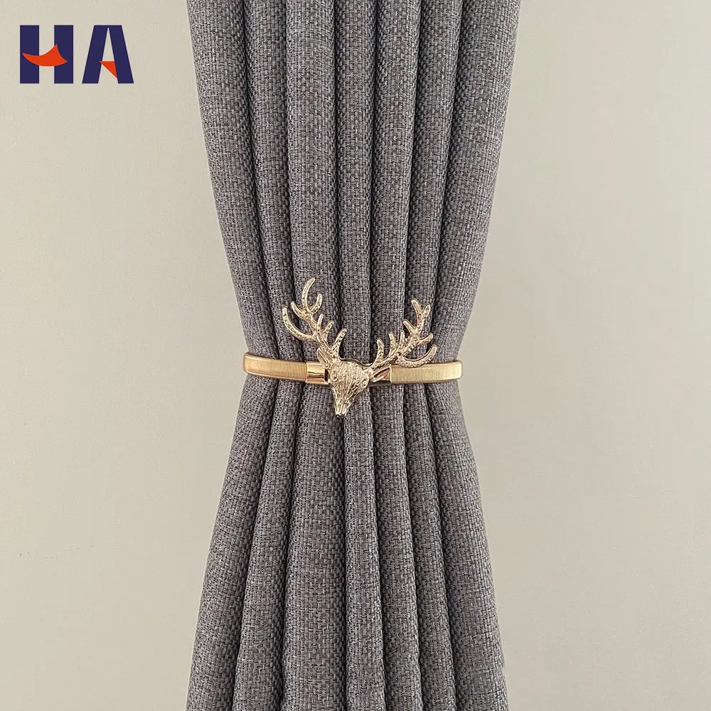 Wholesale Morden Luxury Metal Curtain Holders Holdback Tiebacks Curtain Accessories Decorative for Fashionable Curtain Holder