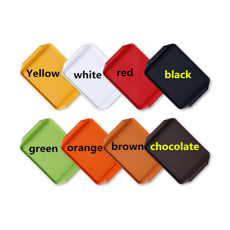 Hotel Restaurant Unbreakable Plastic Melamine Rectangular Serving Tray