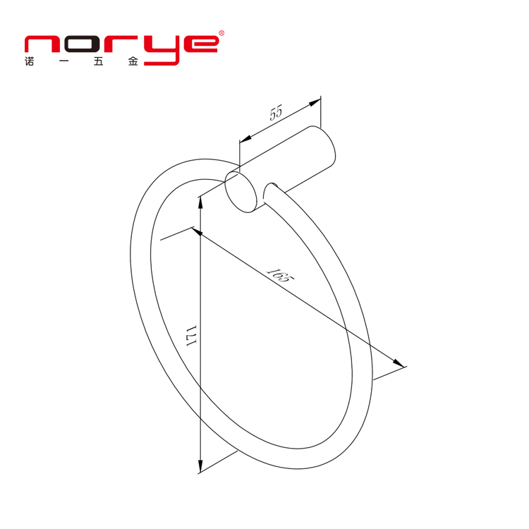 Кольцо для полотенца из нержавеющей стали