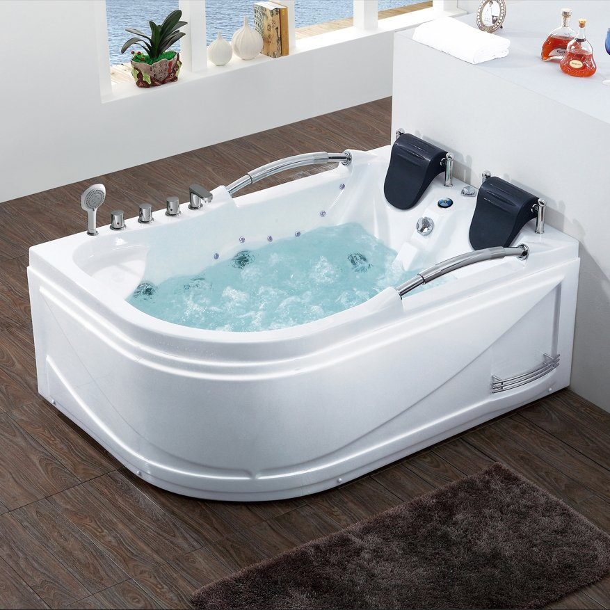 Acrylic Freestanding Bathtub Massage Bath Tub Soaking SPA in Bathroom Discount Price