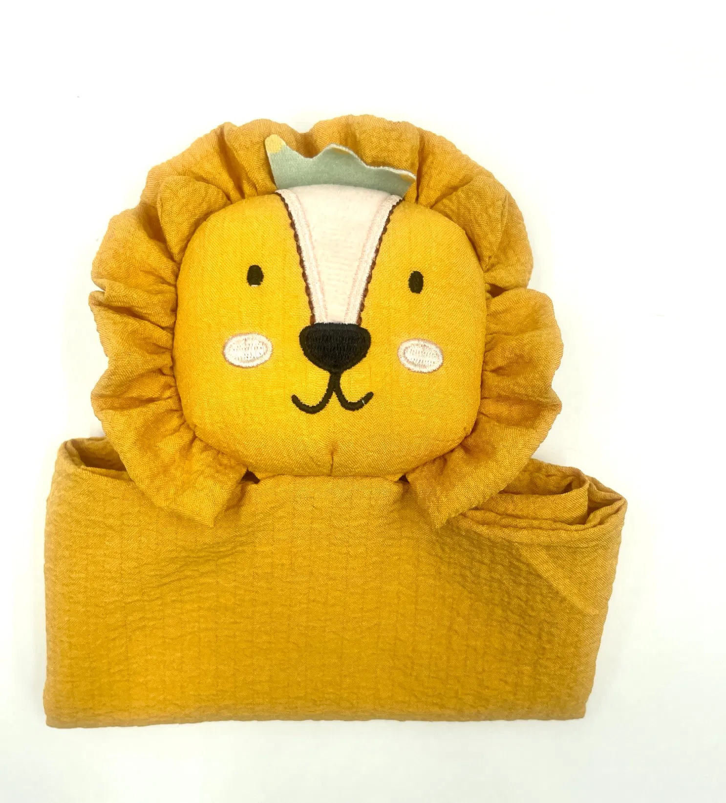 Lion Square Towel Saliva Towel Baby Soothing Towel Plush Toy