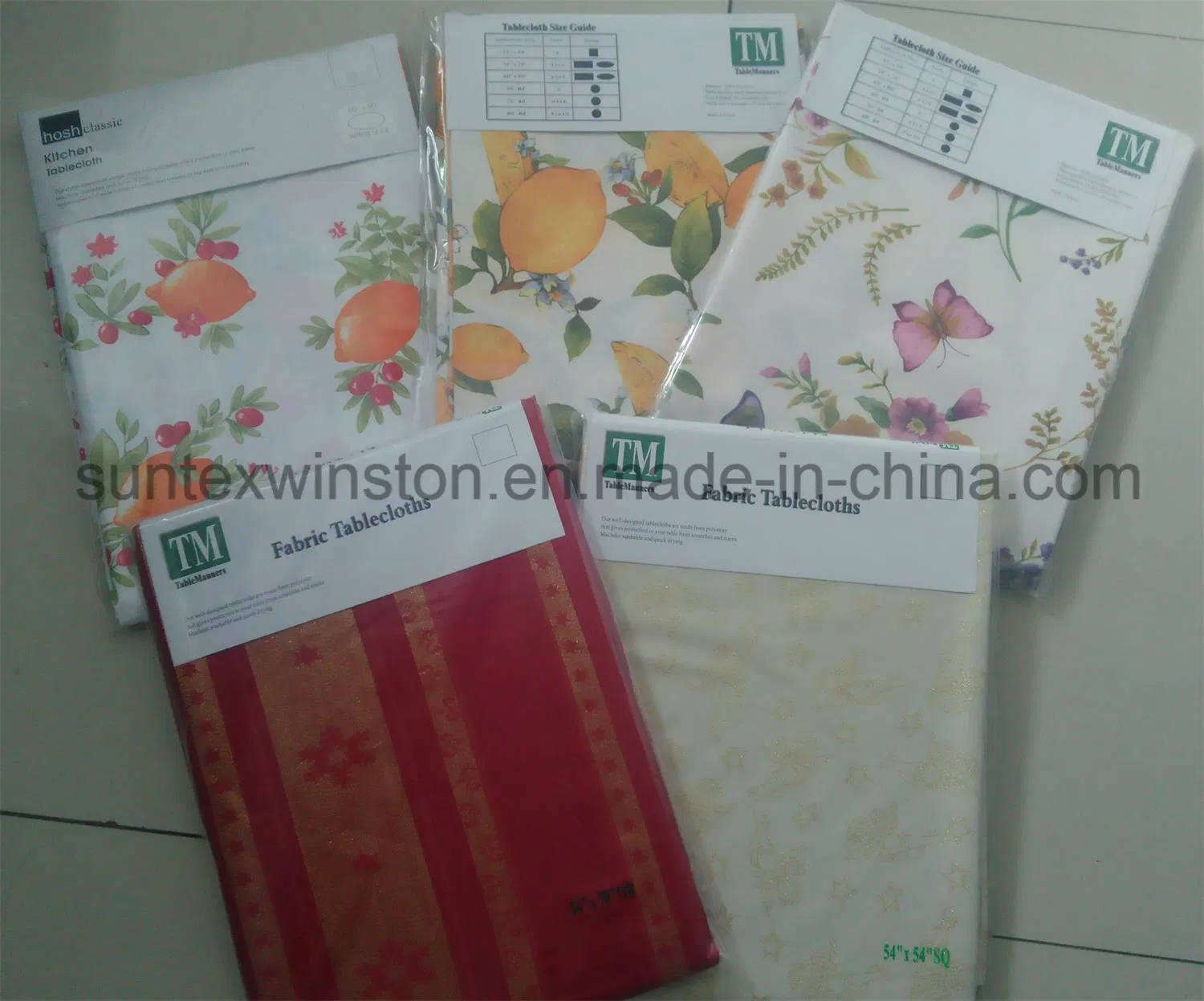 100% Polyester Jacquard Table Cloth with Runner