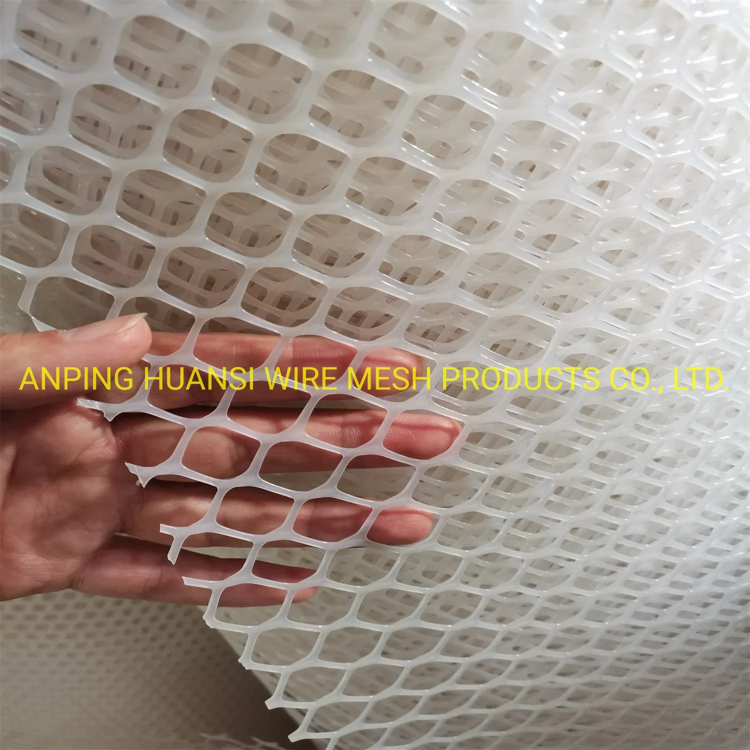 PP Net Plastic Flat Extruded Mesh Used as Safety Fence
