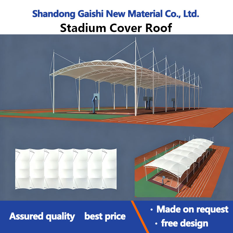 Low MOQ One-Stop Solution Padel Court Indoor Roof Tensloned Structure Sports Roof