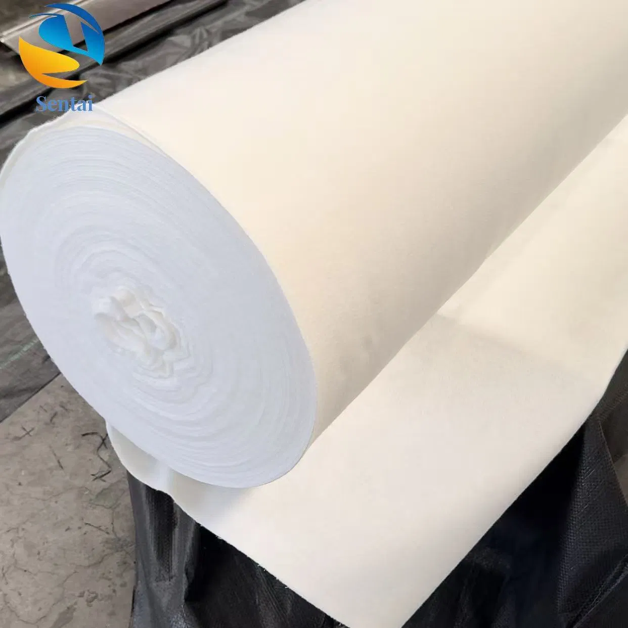 Polypropylene Hot Pressed Geotextile with High Strength and Corrosion Resistance, Suitable for Reinforcing Geotextiles in Highways and Railways CE ISO9001 Cert