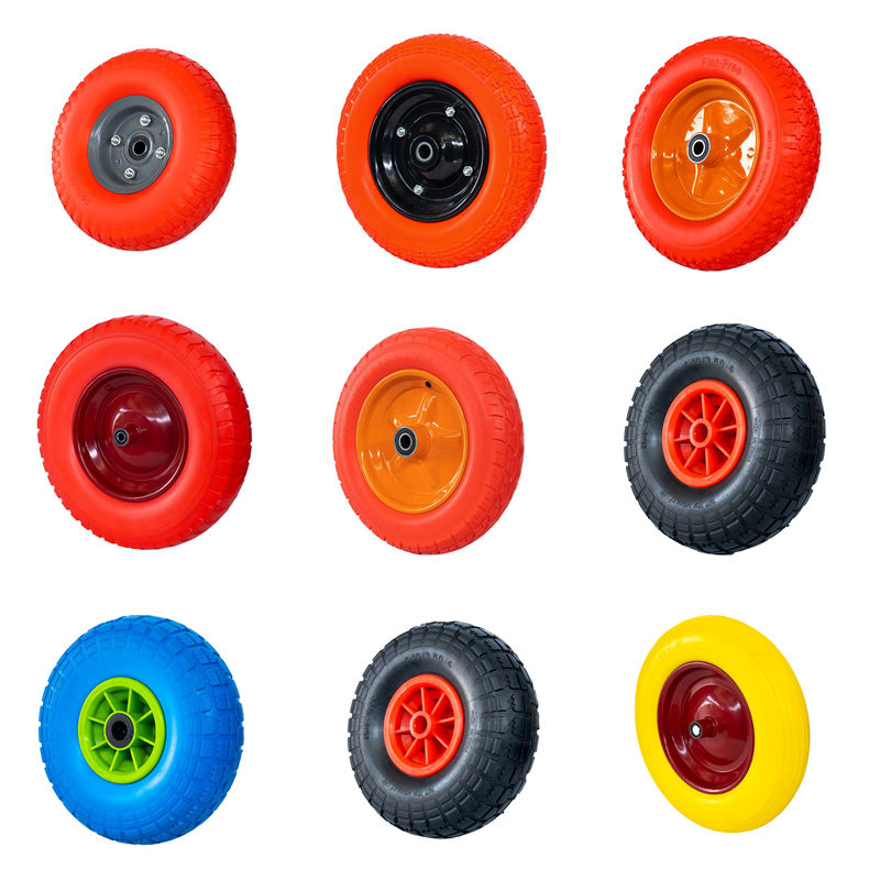 3.50-4 PU Solid Foam Wheel Flat-Free Tire