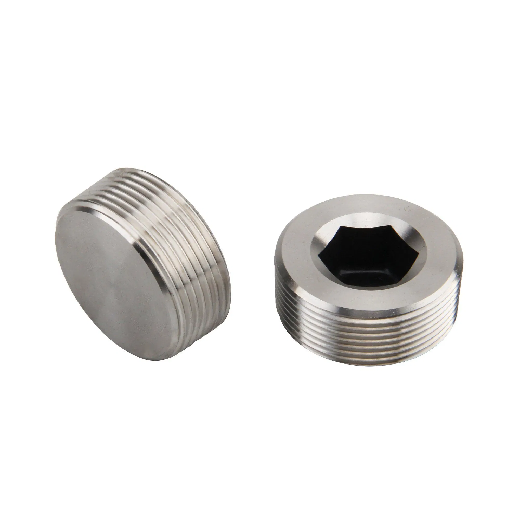 NPT Thread Pipe Fitting Stainless Steel 316 Plug for Water Heaters