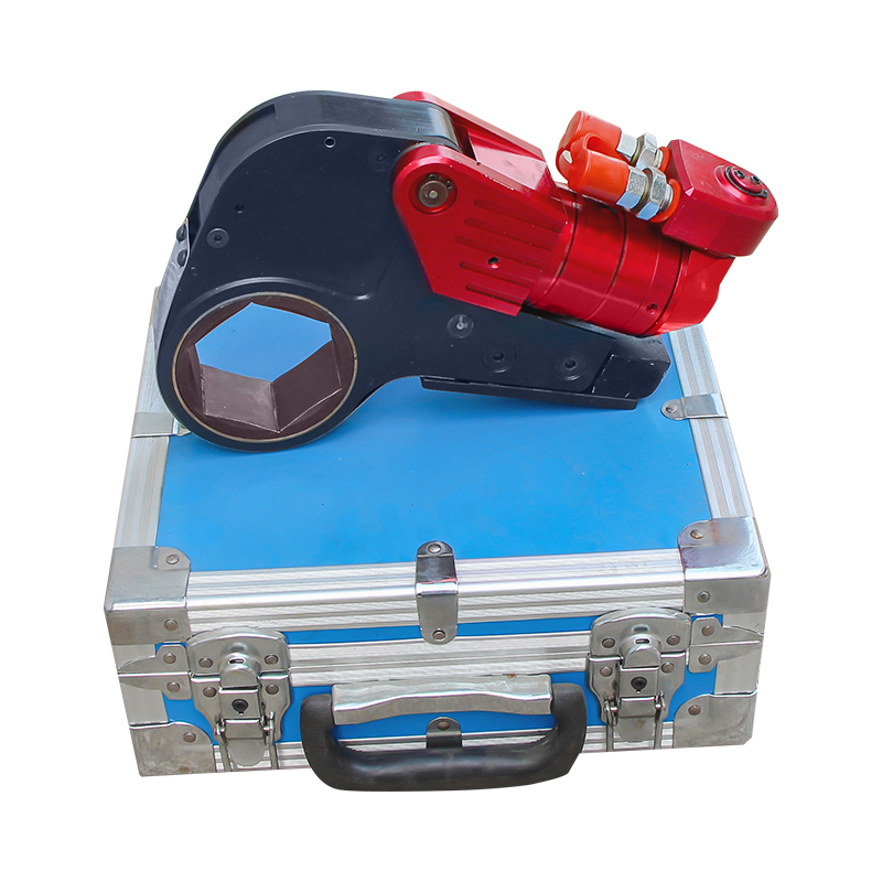 China Al Ti alloy square drive hydraulic torque wrench