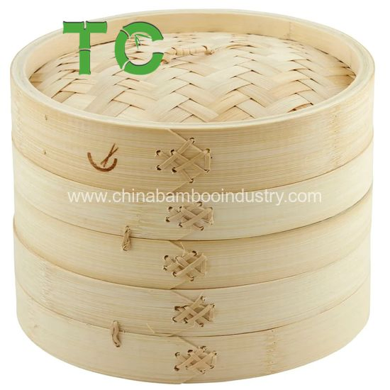 Eco-Friendly Handmade Bamboo Steamer Bamboo Steamer Basket Dumpling Steamer