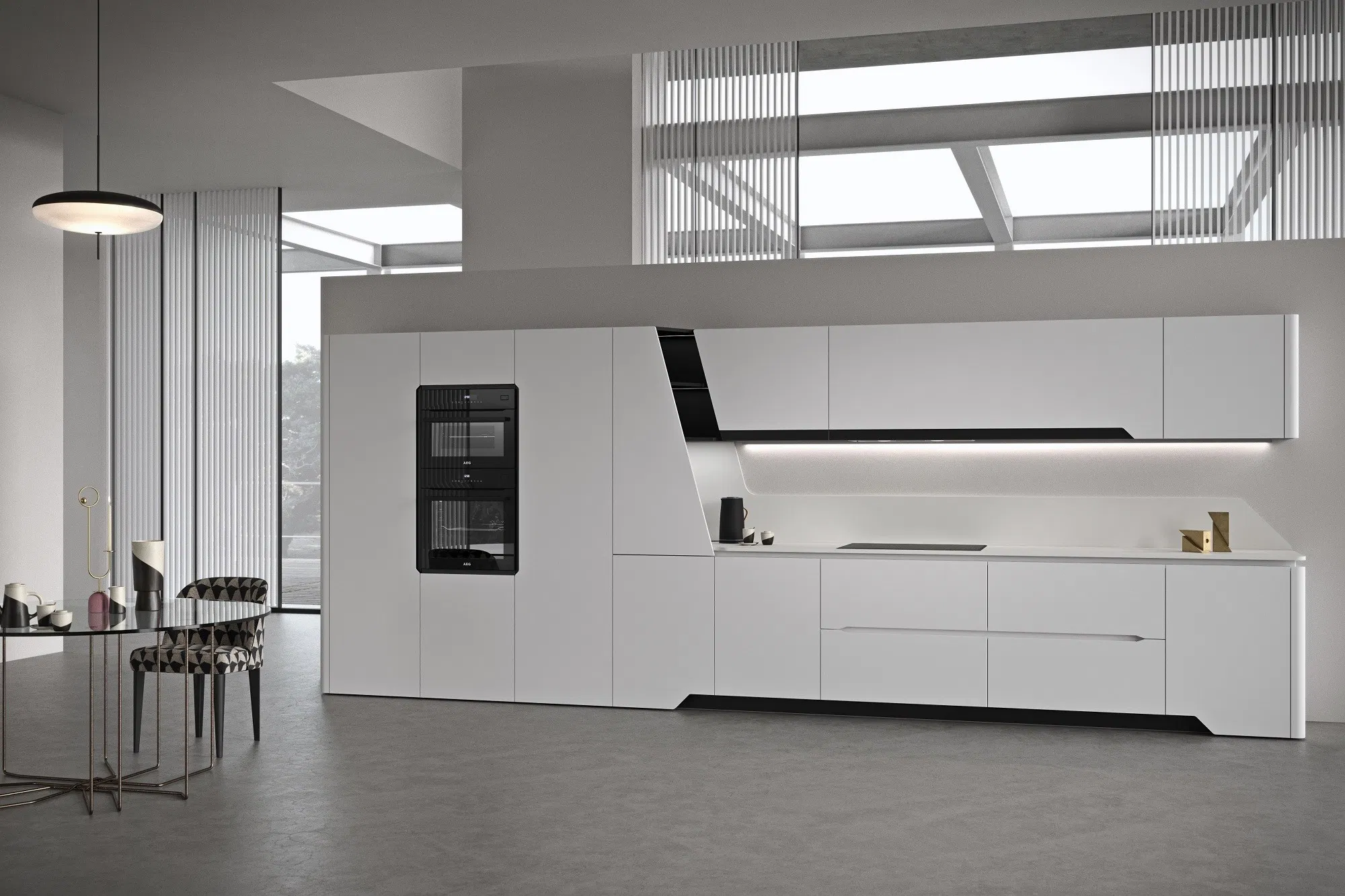 Wholesale Custom Flat Pack Modern Kitchen Cabinets
