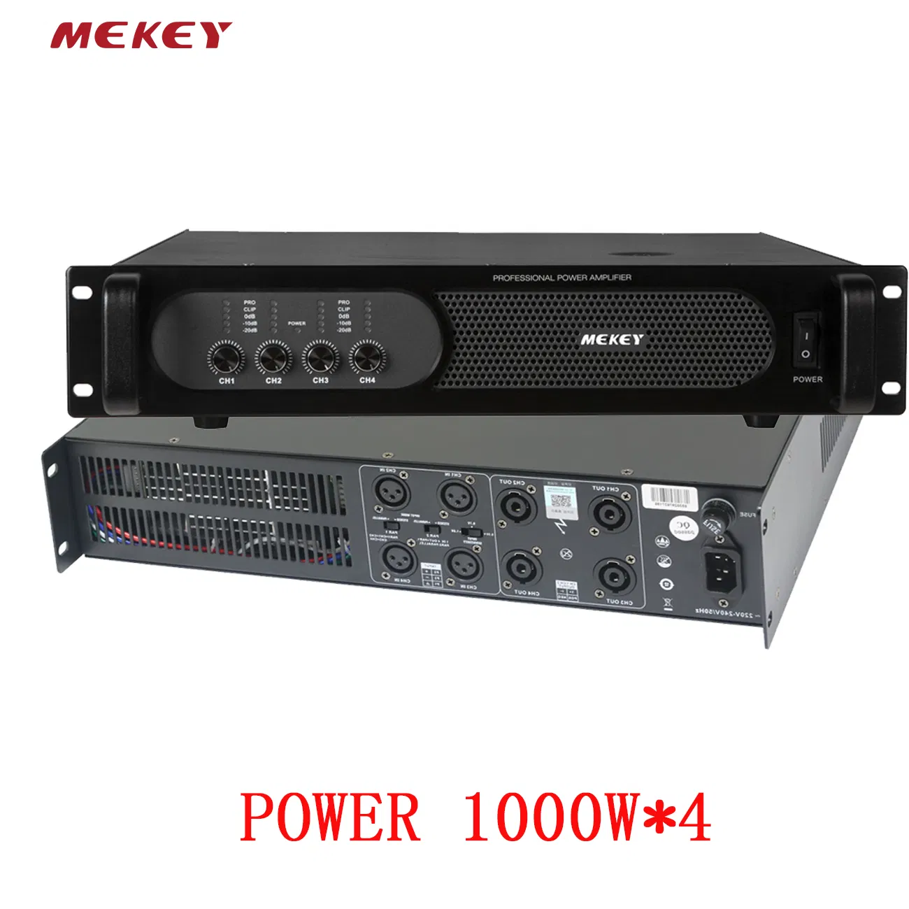 Профессиональный усилитель MEKEY MP-26410, 4x1000Вт