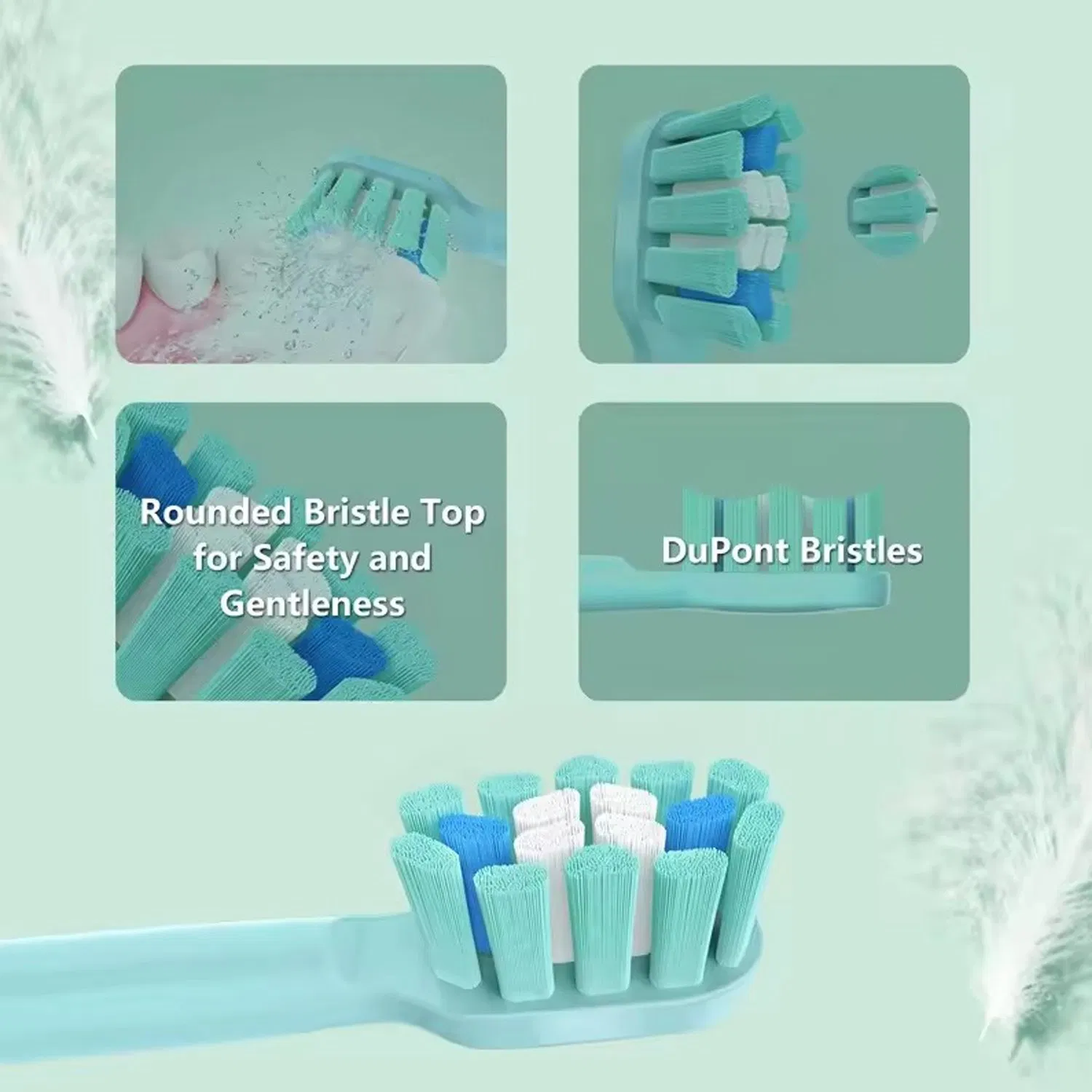 Professional Oral Care Factory Automatic Vibrate Sonic Electric Battery Powered Toothbrush