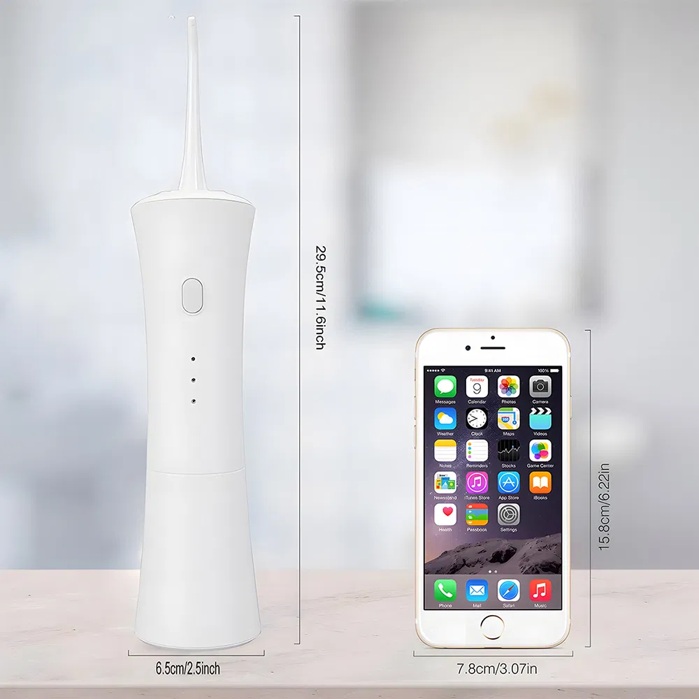 Rechargeable Oral Irrigator with Multiple Nozzles High Pressure Water Flosser Factory Supply