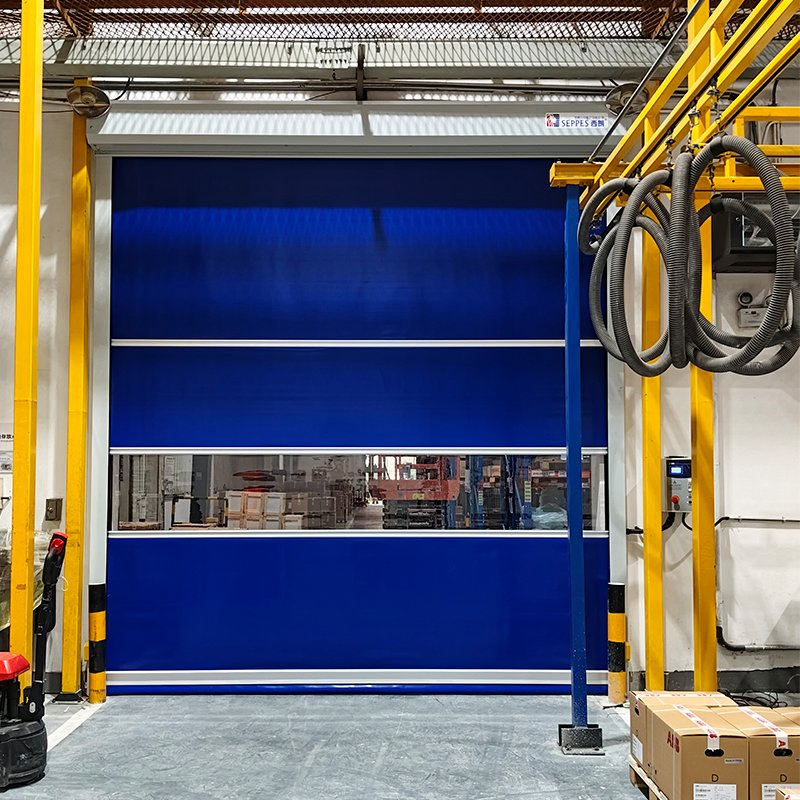 Hot Selling Fast PVC Rapid More Than Two Doors Interlock High Speed Roll up Door