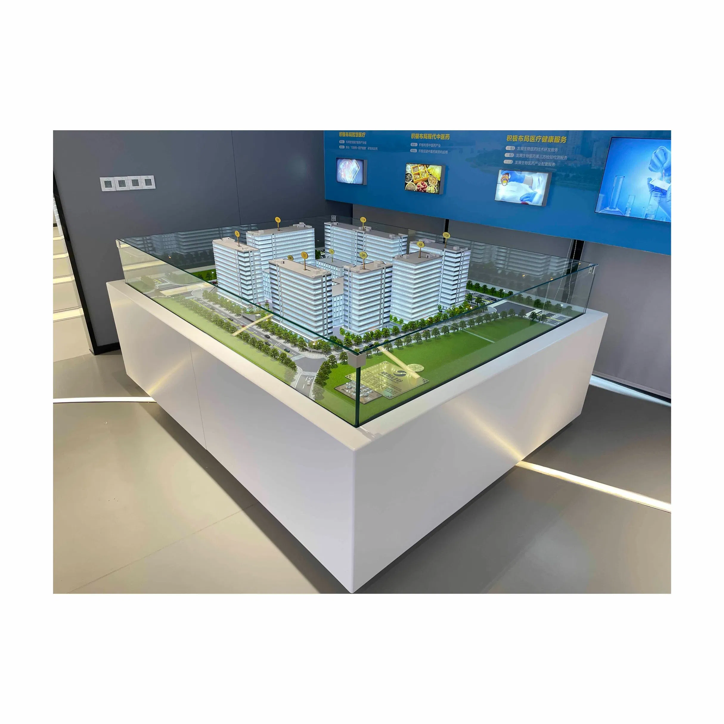 3D Professional Design, Customized Industrial Factory Architectural Model Making