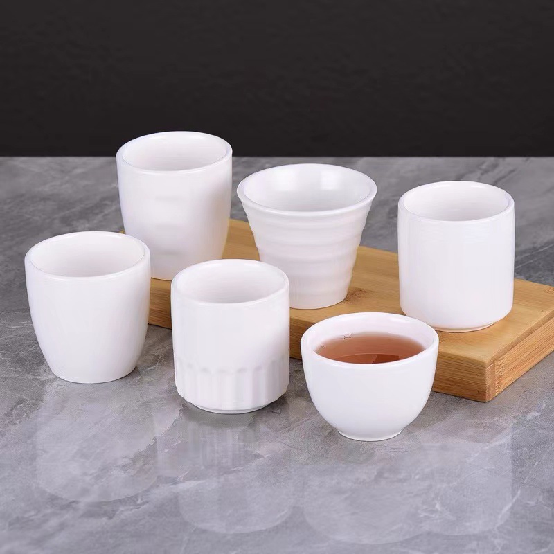 Coffee Tea Mug Cup White No Hands Stoneware Porcelainware Ceramic Tableware