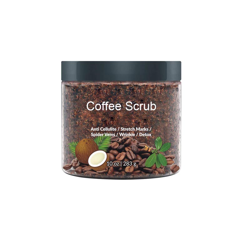 Private Label 100% Natural Coffee Organic Coconut and Shea Butter Body Scrub