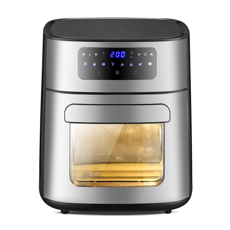 Touch Screen 1700W 10L Capacity Horno Freidora Electric Air Fryer Oven