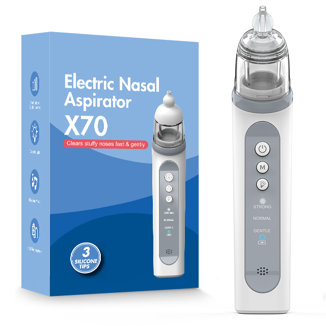 OEM Brand Portable 3 Suction Level Electric Baby Nose Care Nasal Aspirator