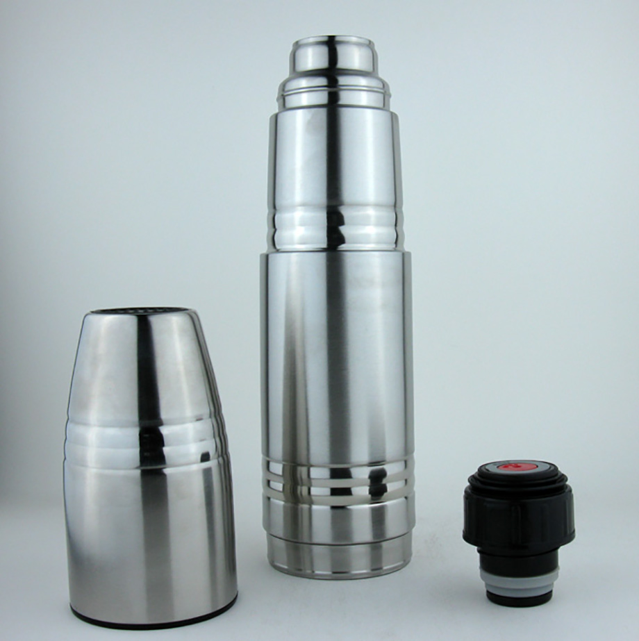 OEM/ODM 350/500ml High Quality Unique Design Vacuum Bullet Flask with Holder
