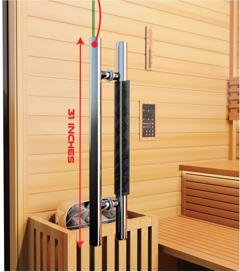 Сауна с печью и турмалином Hemlock, 6-8 человек