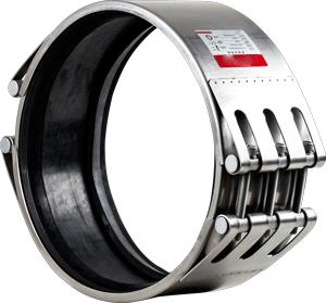 CST-GR SS304/SS316 EPDM Double Clamp Pipe Coupling Connector Coupler